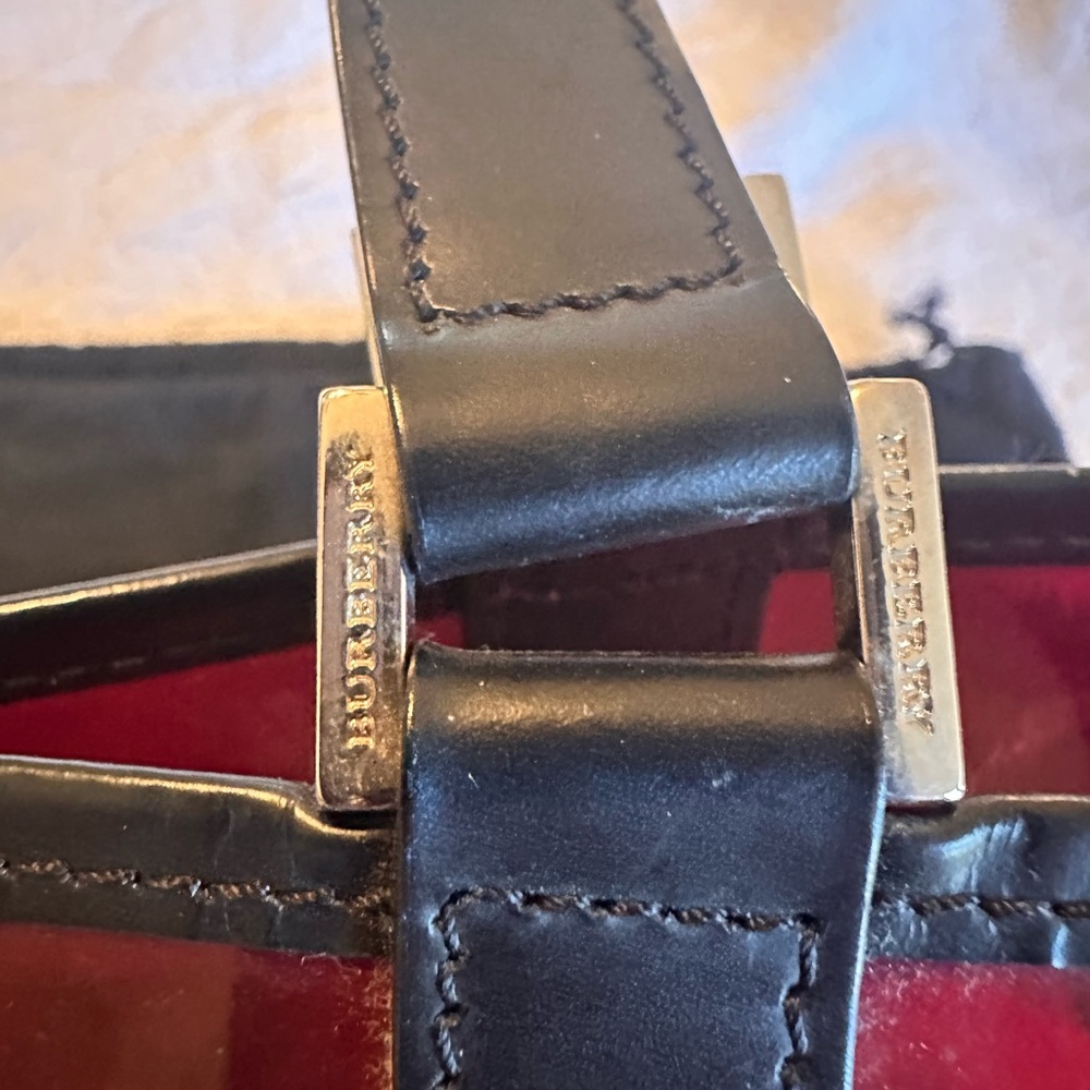 Burberry “beach” “house check” vintage Handbag - Picture 5 of 11
